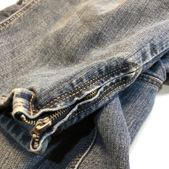 Reset Denim Capris Jeans Size 20, side zippered at bottom , front pockets - Picture 2 of 11